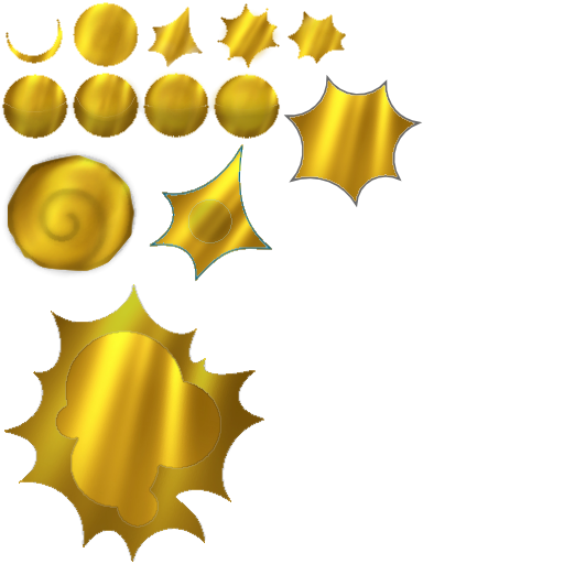 gold particles Teeworlds particle